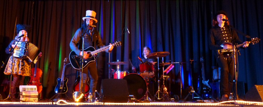 The Grand Slambovians Tear Into a Box of Everything at The Acoustic Cafe